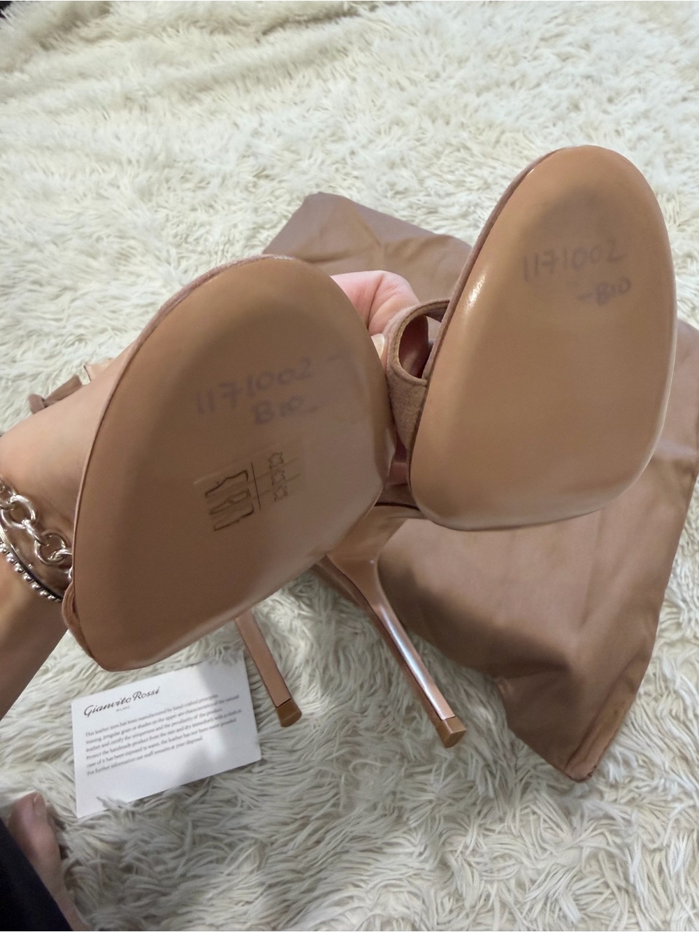 Gianvito Rossi Portofino Heel Sandal - Size 42 US  11- 11.5 - NIB - Picture 10 of 11